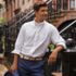Men's Traditional Fit Solid No Iron Supima Oxford Dress Shirt, alternative image