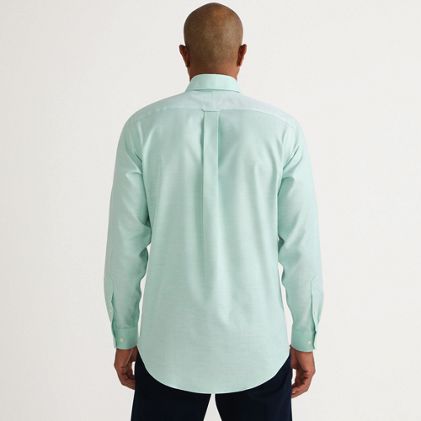 Men's Solid No Iron Supima Oxford Dress Shirt - image 1