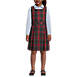 School Uniform Girls Plaid Jumper, Front