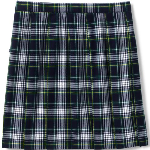 lands end plaid uniform skirt