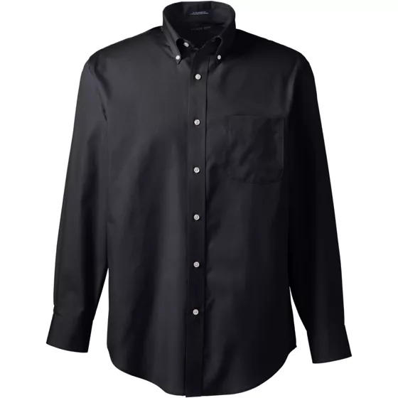 Men's Tall Long Sleeve Buttondown No Iron Broadcloth Shirt - primary