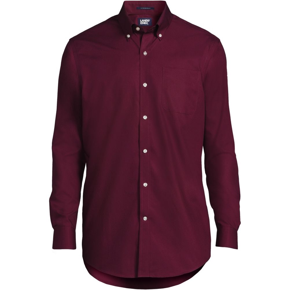 Buy Burgundy Red Regular Fit Easy Iron Button Down Oxford Shirt from Next  USA