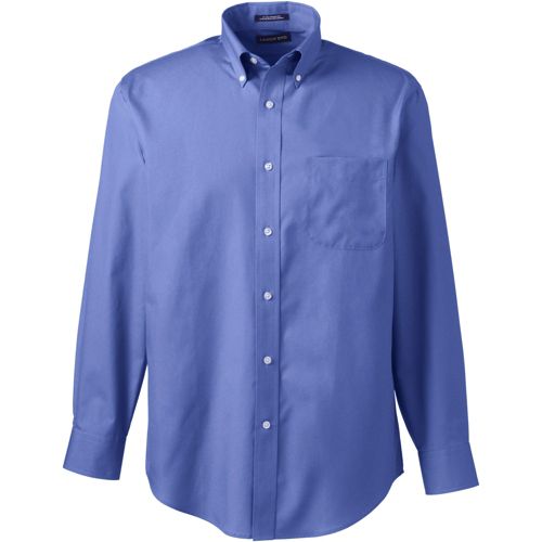 Men's Long Sleeve Buttondown No Iron Broadcloth Shirt