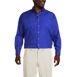 School Uniform Men's Big and Tall Long Sleeve Buttondown No Iron Broadcloth Shirt, Front