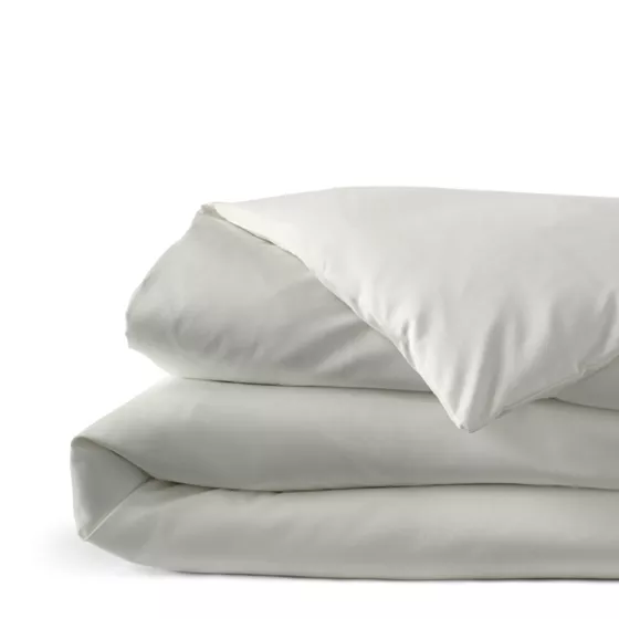 400 Thread Count Premium Supima Cotton No Iron Sateen Duvet Bed Cover and Sham - primary
