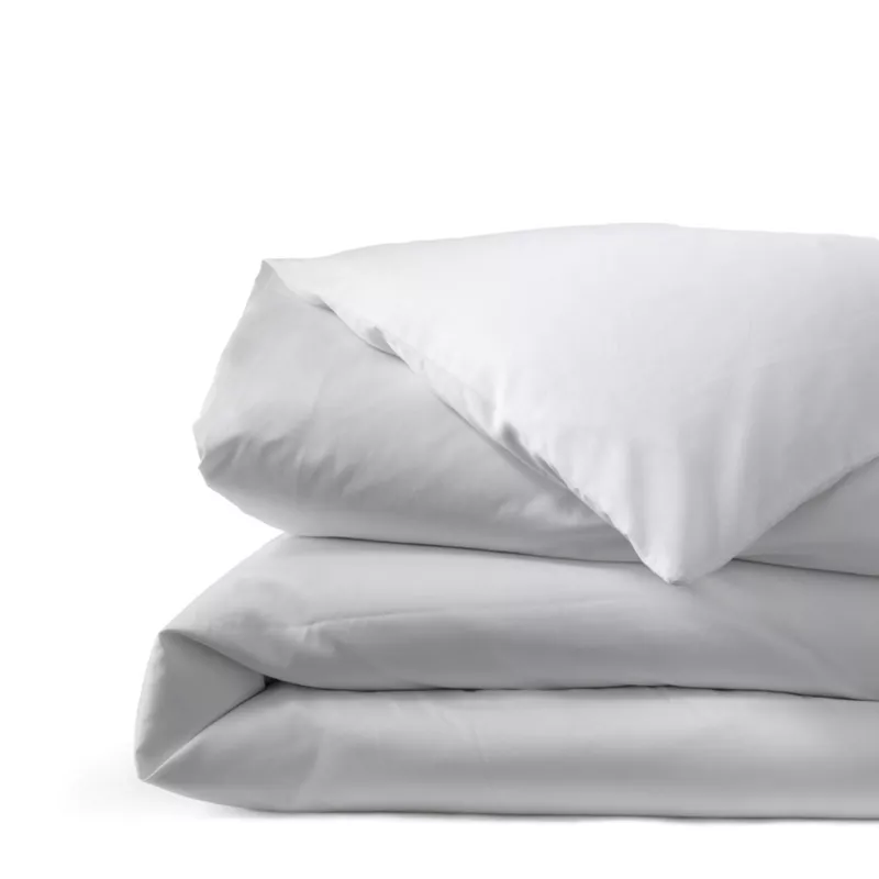 400 Thread Count Premium Supima Cotton No Iron Sateen Duvet Bed Cover, alternative image