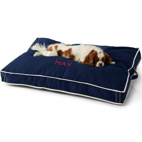 Monogrammed shop dog bed