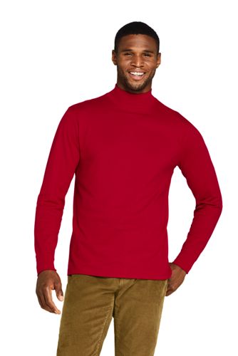 lands end mock turtleneck mens