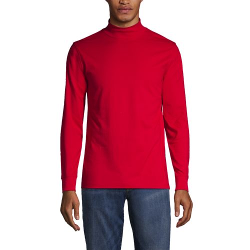 Big & Tall Lands' End Silk Crewneck Base Layer