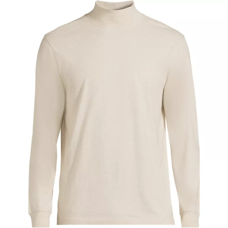 Men's Big Super-T Mock Turtleneck, Front