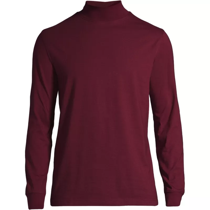 Men's Super-T Mock Turtleneck, Front