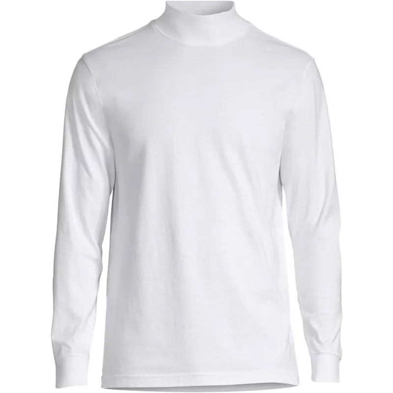 Men's Super-T Mock Turtleneck, Front