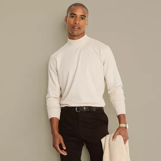 Men's Super-T Mock Turtleneck - primary