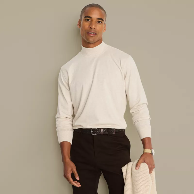 Men's Super-T Mock Turtleneck, alternative image