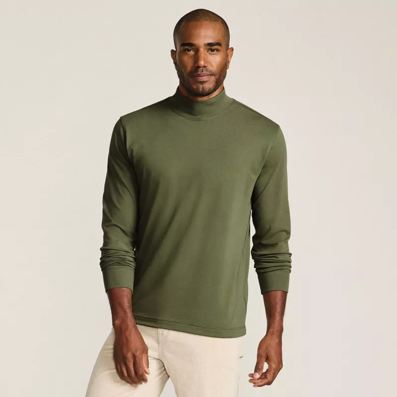 Men's Super-T Mock Turtleneck, alternative image