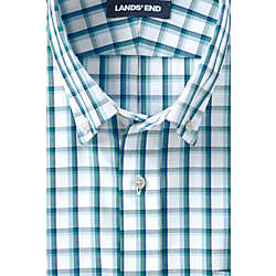 Men's Pattern No Iron Supima Pinpoint Button Down Collar Dress Shirt, alternative image