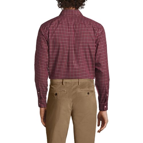 Men's Long Sleeve Buttondown No Iron Broadcloth Shirt