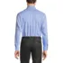 Men's Pattern No Iron Supima Pinpoint Button Down Collar Dress Shirt, Back