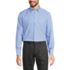 Men's Pattern No Iron Supima Pinpoint Button Down Collar Dress Shirt, Front