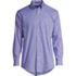 Men's Tailored Fit No Iron Pattern Supima Cotton Pinpoint Buttondown Collar Dress Shirt, Front