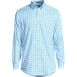 Men's Pattern No Iron Supima Pinpoint Button Down Collar Dress Shirt, Front