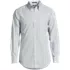 Men's Pattern No Iron Supima Pinpoint Button Down Collar Dress Shirt, Front