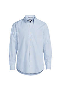 Men's Supima Cotton No Iron Pinpoint Buttondown Collar Dress Shirt