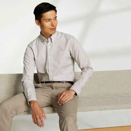 Men's Long Sleeve Buttondown No Iron Broadcloth Shirt