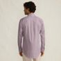 Men's Pattern No Iron Supima Pinpoint Button Down Collar Dress Shirt