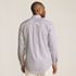 Men's Pattern No Iron Supima Pinpoint Button Down Collar Dress Shirt, Back