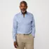Men's Pattern No Iron Supima Pinpoint Button Down Collar Dress Shirt, Front
