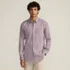 Men's Pattern No Iron Supima Pinpoint Button Down Collar Dress Shirt