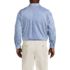 Men's Big and Tall Traditional Fit Pattern No Iron Supima Pinpoint Buttondown Collar Dress Shirt, Back