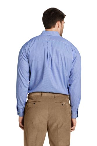 Rrive Mens Plaid Shirts Button Down Big and Tall Long Sleeve Formal Dress Shirts 
