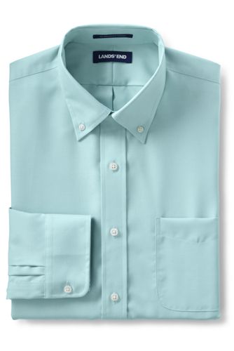 lands end mens white dress shirts