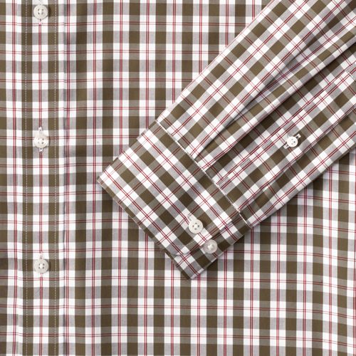 Olive Drab/Red Plaid