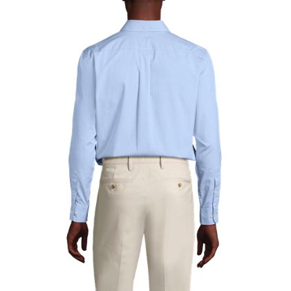 Men's Solid No Iron Supima Pinpoint Buttondown Collar Dress Shirt - image 1