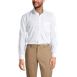 School Uniform Men's Tailored Fit No Iron Solid Supima Cotton Pinpoint Buttondown Collar Dress Shirt, Front