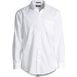 School Uniform Men's Tailored Fit No Iron Solid Supima Cotton Pinpoint Buttondown Collar Dress Shirt, Front