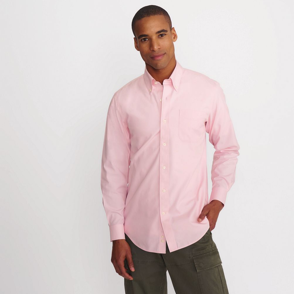 Pink hot sale button down