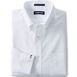 Men's Tall Tailored Fit No Iron Solid Supima Cotton Pinpoint Buttondown Collar Dress Shirt, Front