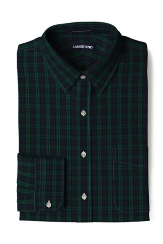 Men's Patterned Traditional Fit Straight Collar Easy-iron Pinpoint Shirt 