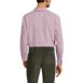 Men's Pattern No Iron Supima Pinpoint Straight Collar Dress Shirt, Back