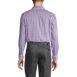 Men's Pattern No Iron Supima Pinpoint Straight Collar Dress Shirt, Back