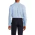 Men's Pattern No Iron Supima Pinpoint Straight Collar Dress Shirt, Back