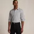 Men's Pattern No Iron Supima Pinpoint Straight Collar Dress Shirt, alternative image