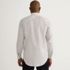 Men's Pattern No Iron Supima Pinpoint Straight Collar Dress Shirt, Back