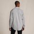Men's Pattern No Iron Supima Pinpoint Straight Collar Dress Shirt, Back