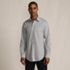 Men's Pattern No Iron Supima Pinpoint Straight Collar Dress Shirt, Front