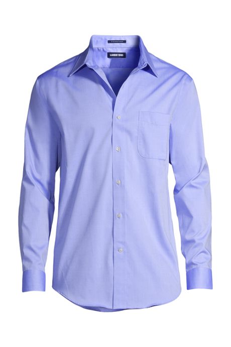 Men's Tall No Iron Pinpoint Dress Shirts, Men's Company Dress Shirts ...